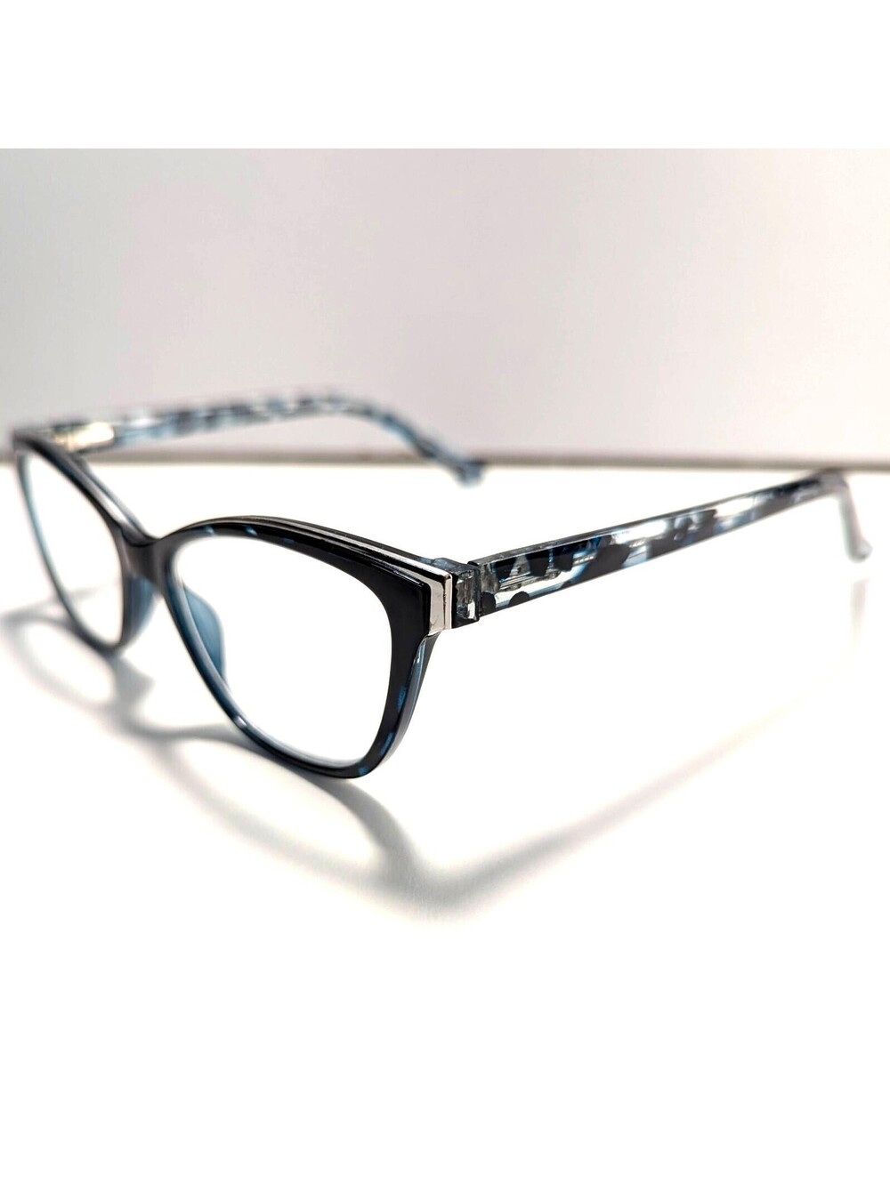 Foster Grant LO0620 Blue Spotted Eyeglasses 0690B Size: 51-17 140 - FRAMES ONLY